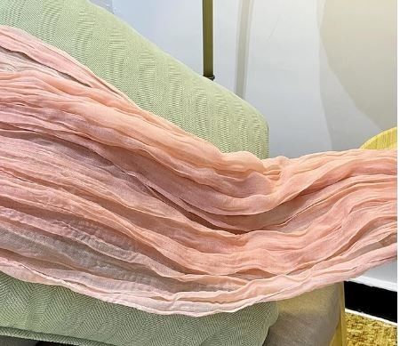 Pink Cheesecloth Wedding Decor For Tables