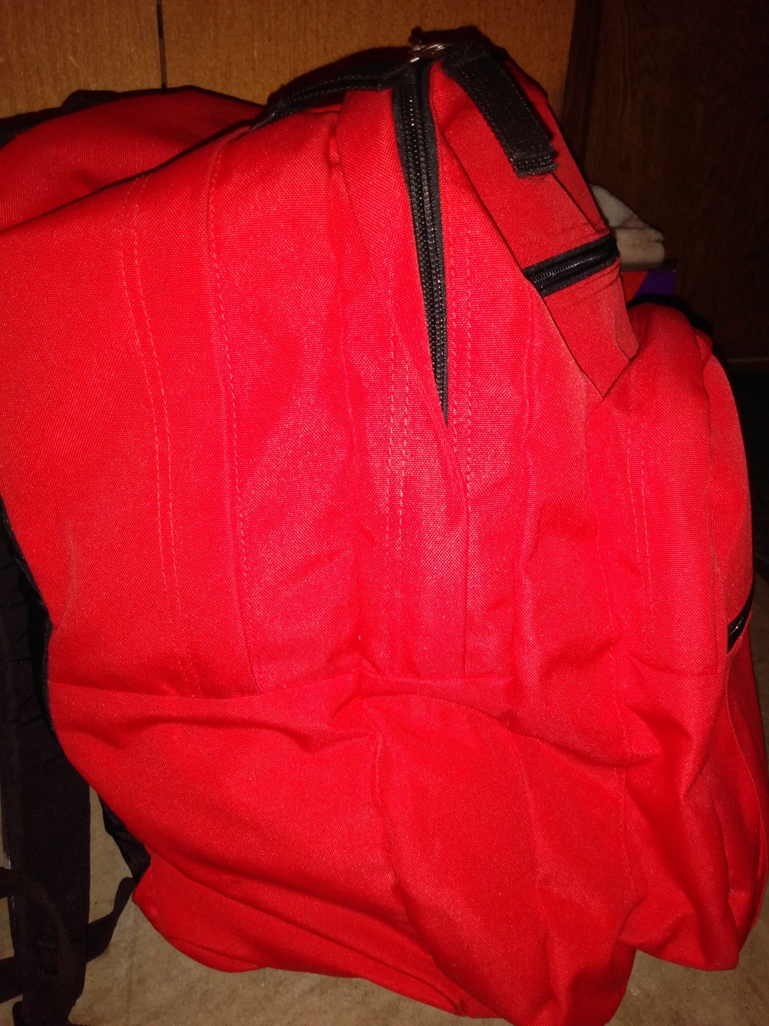 Red Jansport Backpack