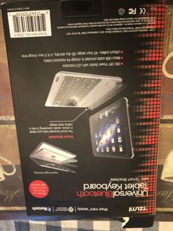 Bluetooth tablet keyboard universal