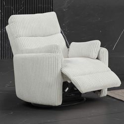 🔸Luna Beige Manual Chair Recliner