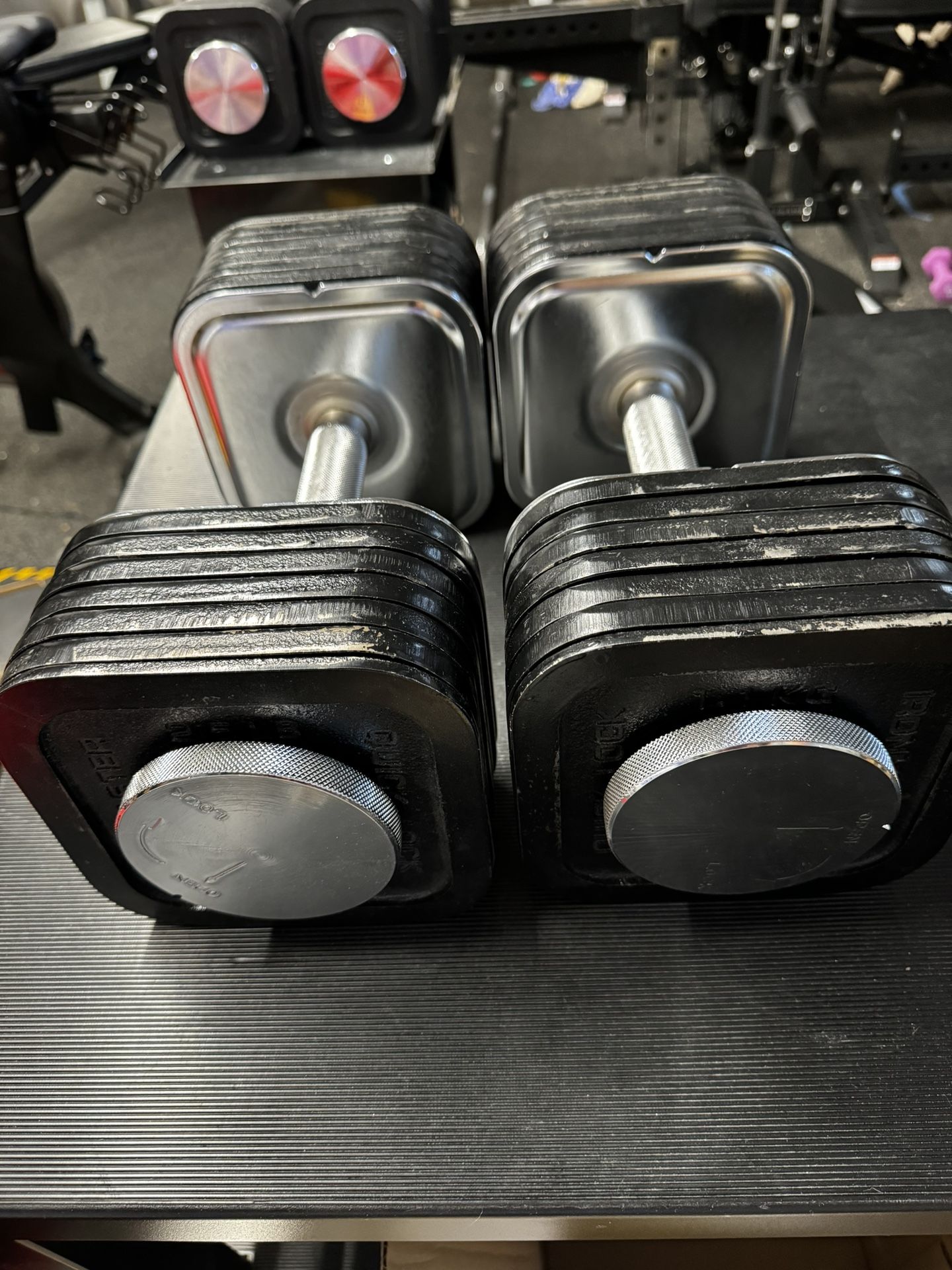 Iron Master Adjustable Dumbbells 5-75 lb Set