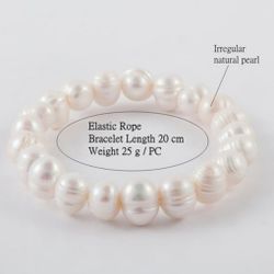 FAUX PEARL BEADED JEWELRY BRACELET