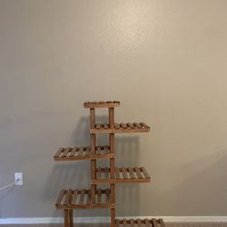 Bamboo 5 Tier Posible Plant Stand 
