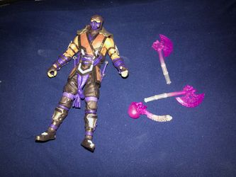 Mortal kombat 11 purple variant sub zero figure