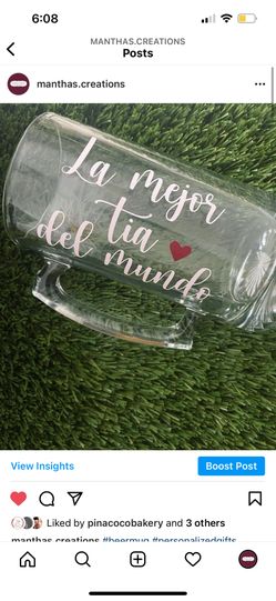 La Mejor Tia Beer Mug