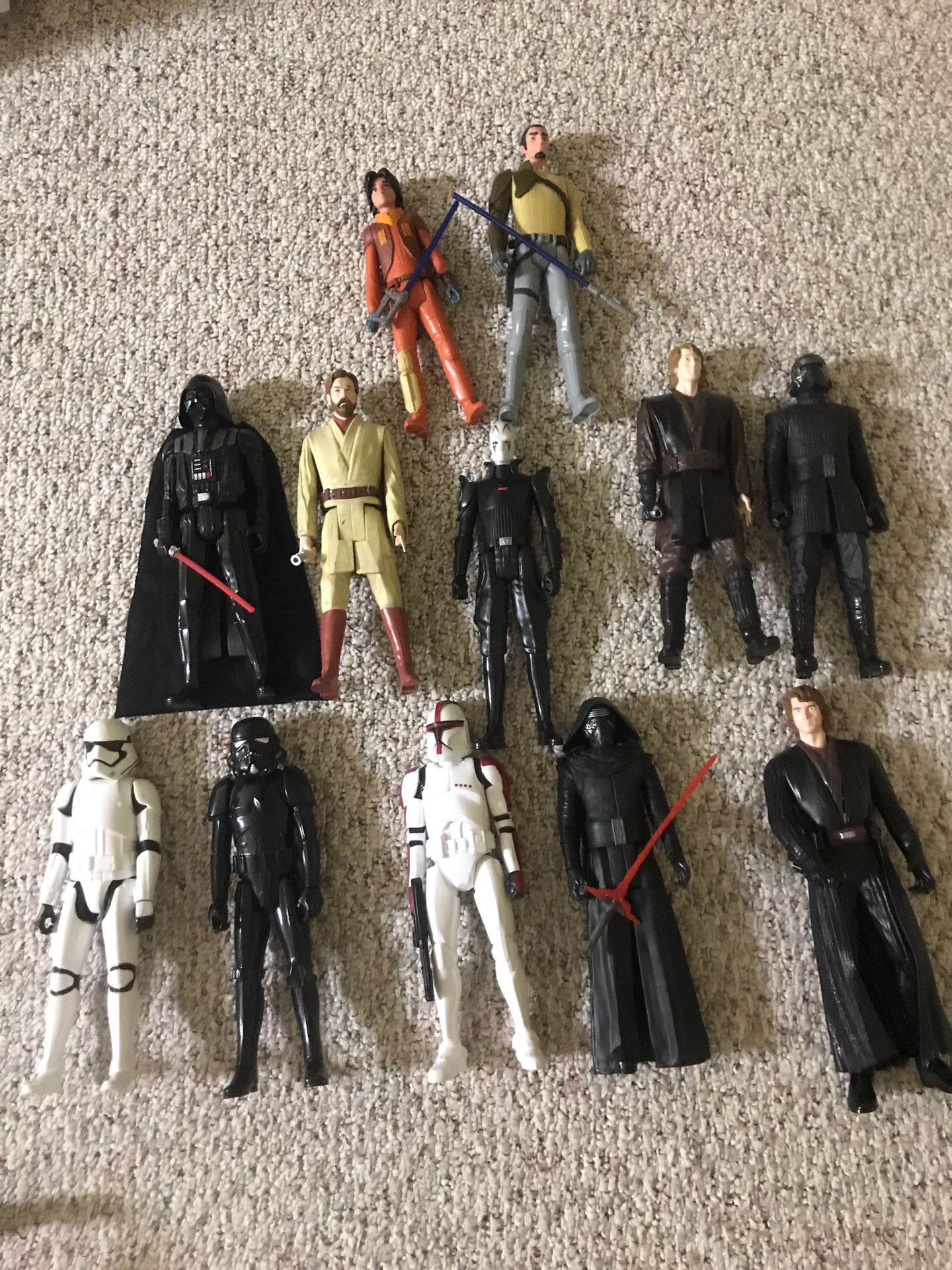 Star Wars 18” action figures