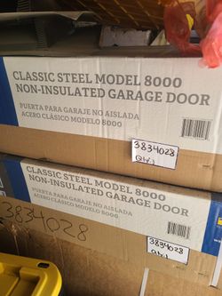 Non-insulated Garage Doors