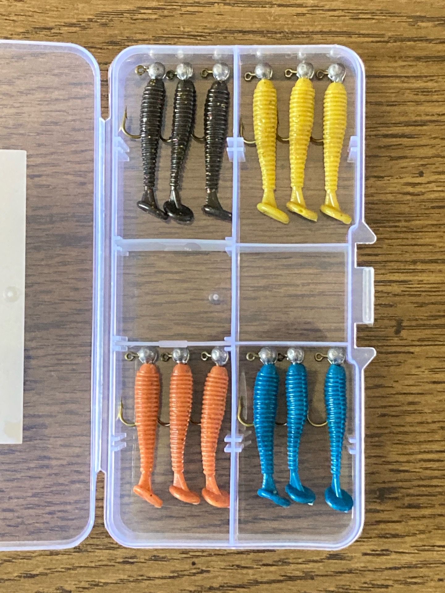 Fishing Lures - 1.5 inch Paddle Tail Kit