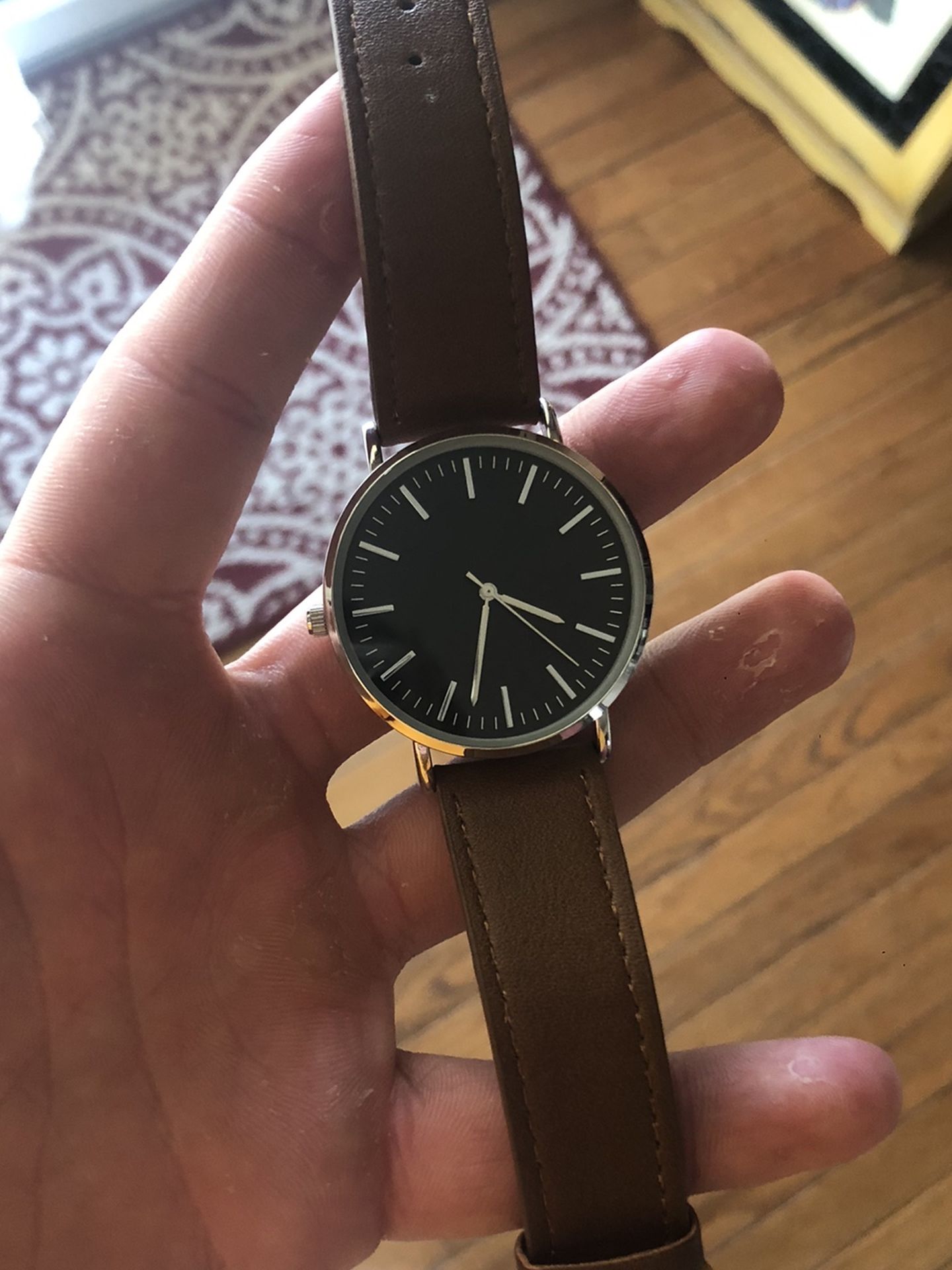 Leather Wrist Watch
