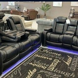 Party Time Power Recliner Living Room Set By ASHLEY 