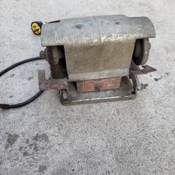 Antique Dunlap 4 Inch Bench Grinder Model 626. 260-80 Sears Roebuck And Company Tool Shop Garage Tools Classic Vintage