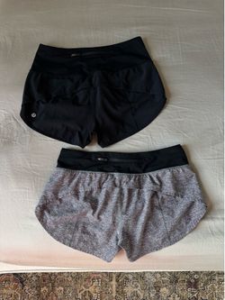 LULULEMON SPEED UP SHORTS SIZE 6 ($30 each)