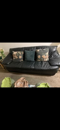 Leather Couch 
