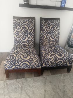 Pair of Upholstered Accent Chairs