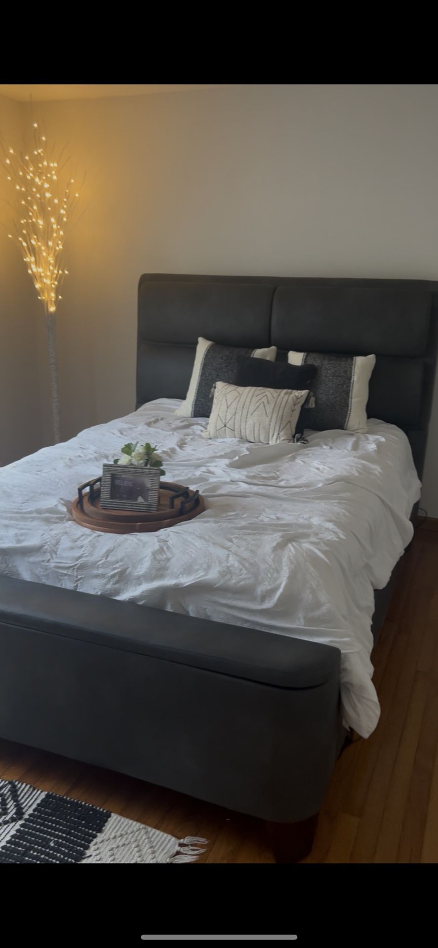 Black Bed Frame Queen Size