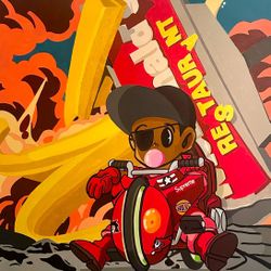 Original Marly Mcfly Akira Painting 