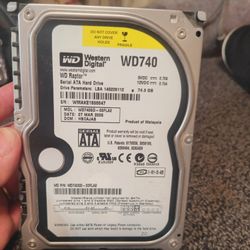 Western Digital Raptor 740  Hardrive