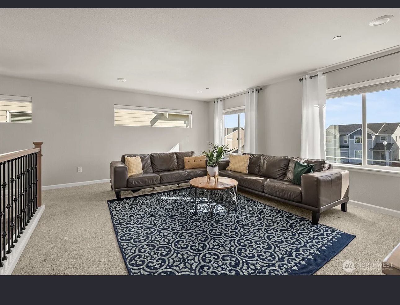 2 Grey Leather Couches