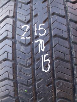 215 70 15 one good truck tire for sale