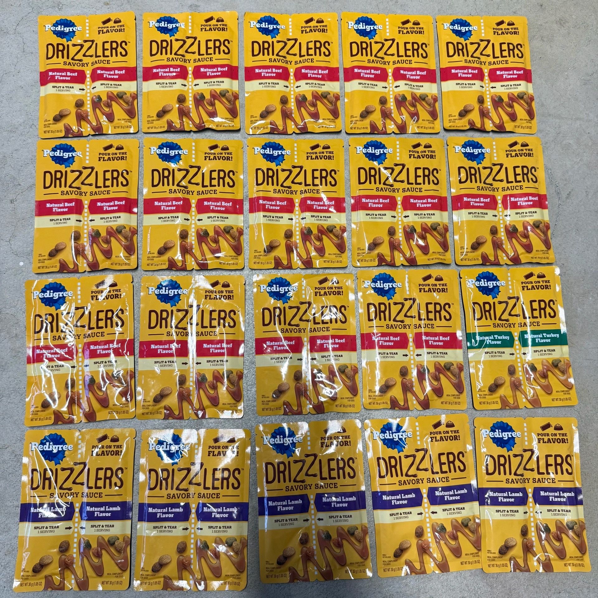 Brand New Pedigree Drizzlers 20 count - $10 for all