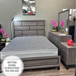 Brand New Bedroom Set In Box- Shop Now Pay Later 