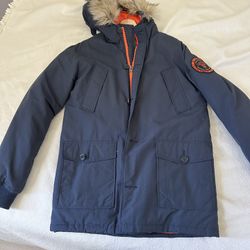 Superdry parka jacket sizeL