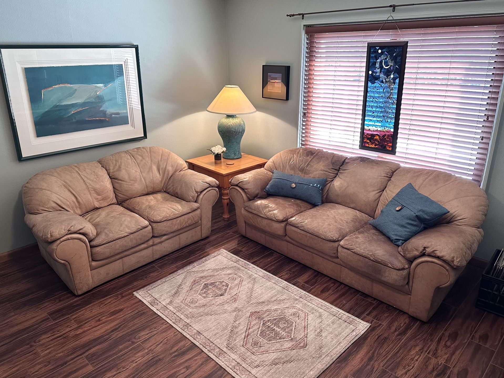 Leather Sofa Loveseat