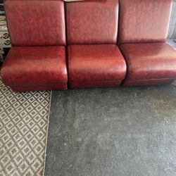 All 4 Sofas color Red for $50