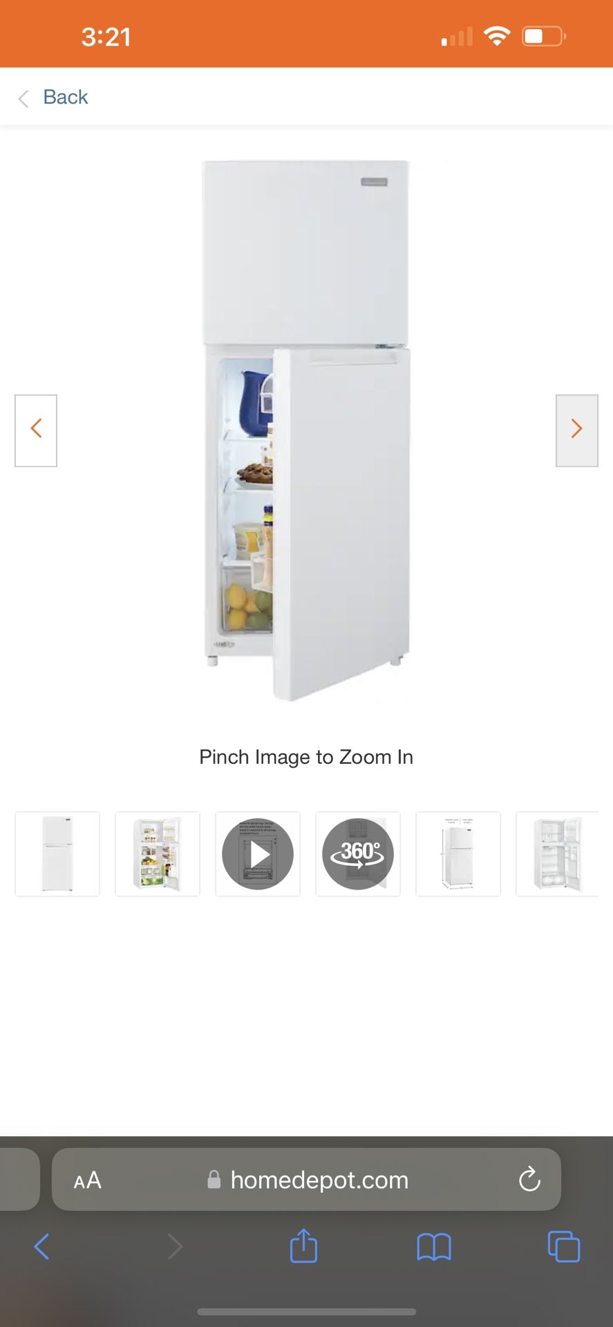 Magic Chef 10.1 refrigerator