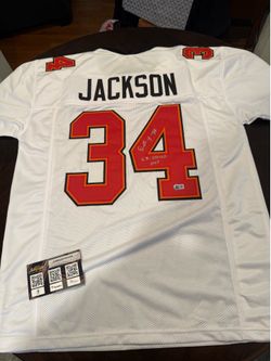 Dexter Jackson Autographed Custom Jersey
