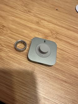 Oura ring - gen 4 brushed silver size 6