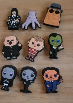 Addams Family Croc Charms Jibbitz 