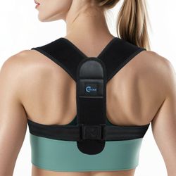Posture Corrector for Women and Men – Adjustable Back Brace for Posture Support, Upper Back, Clavicle and Shoulder Support, Comfortable and Breathable