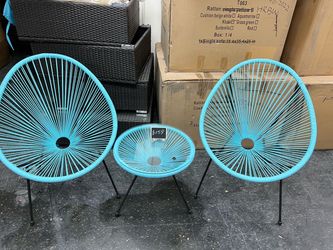 Patio Furniture 3- Piece Bistro Set Independence Day Sale, Door Buster