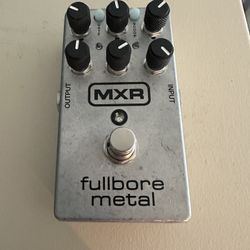 MXR Fullbore Metal Guitar Pedal