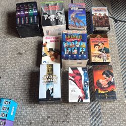 VHS Multiple Tape Packs 5$ Each