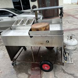 Puesto  Carrito Para Tacos De Vapor 