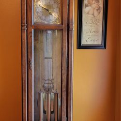Oak  Grandfather Clock