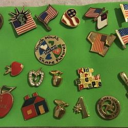 20 Variety Of Fashion Tac Pins      