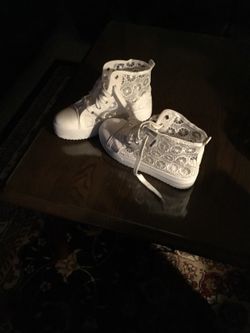 Never worn Lace Hi-tops