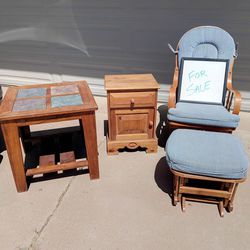 Nightstand Or End Table. (Rocker Is Sold)