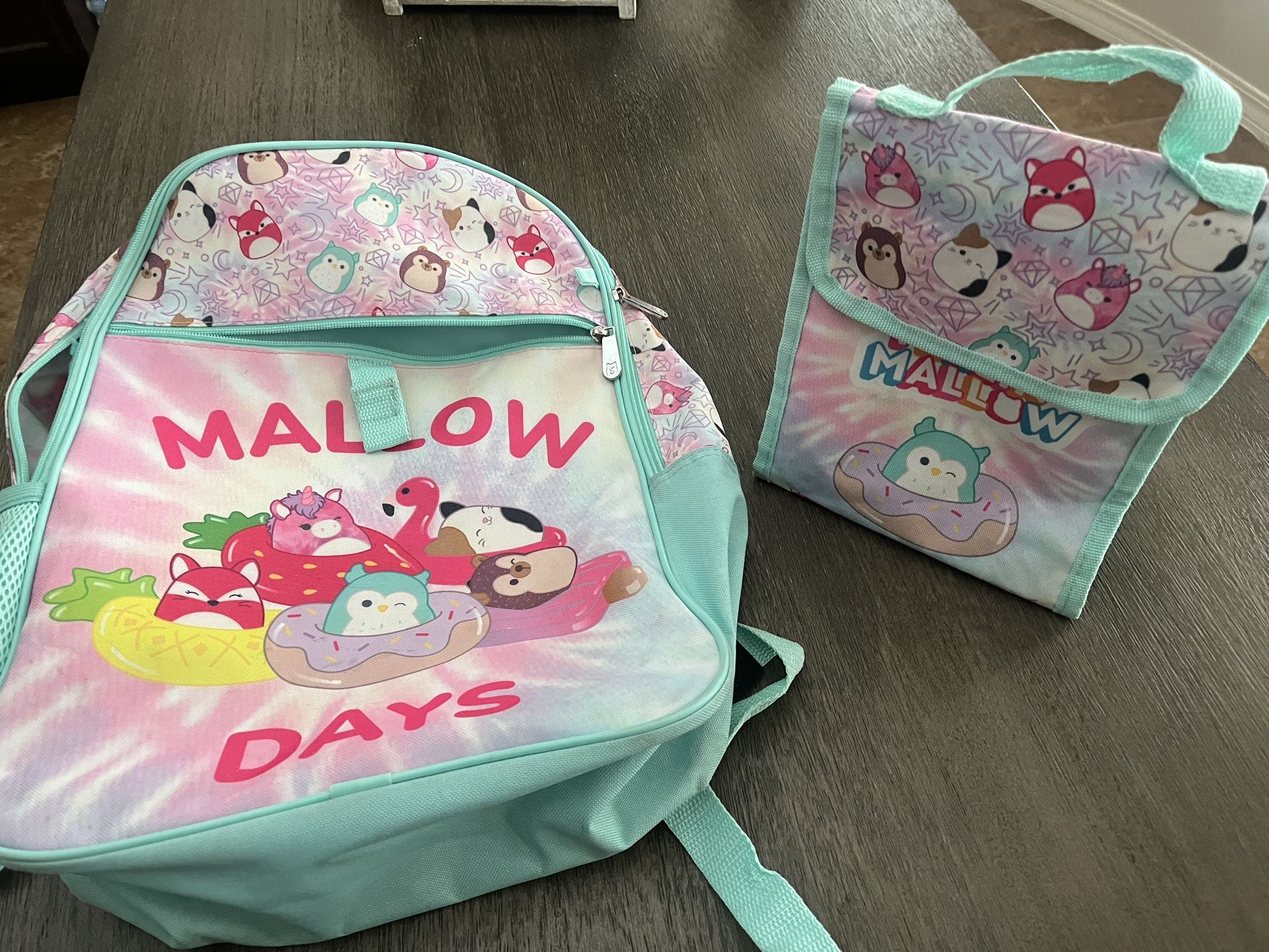 Squishmellow Backpack With Lunch Box
