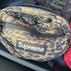 Supreme Leopard Waist Bag
