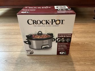 Crock-Pot Programmable Cook & Carry Slow Cooker 6 Qt