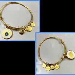 Evil eye bracelet by Alex and Ani 