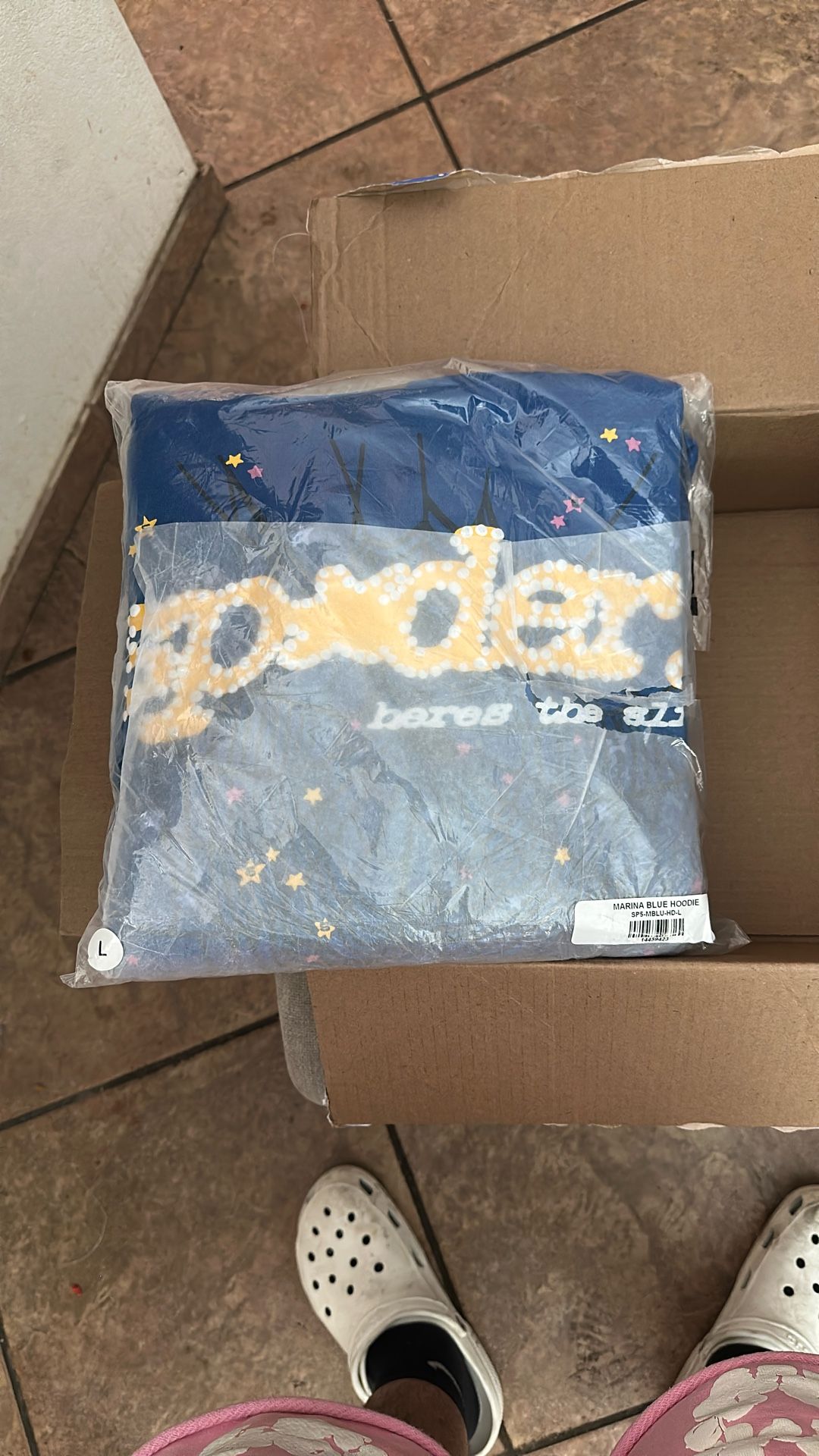 Blue Sp5der Hoodie