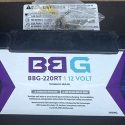 Gel battery bbg-220RT / 12volt