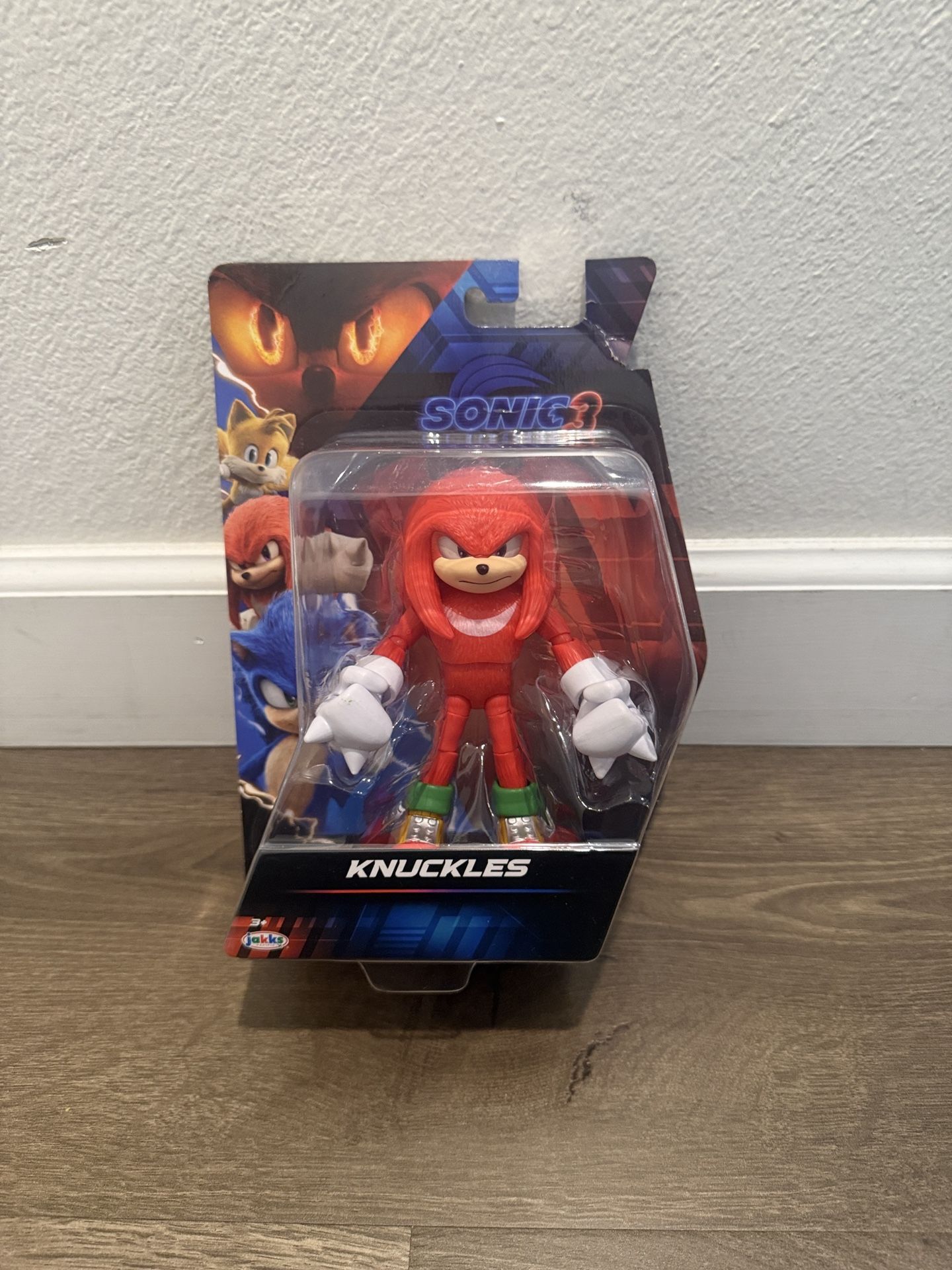 SONIC THE HEDGEHOG 3 MOVIE KNUCKLES 5" ACTION FIGURE JAKKS PACIFIC BRAND NEW