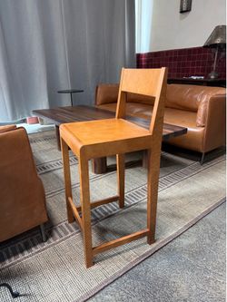 New Modern Solid Wood Counter Height Chairs (Set of 4)