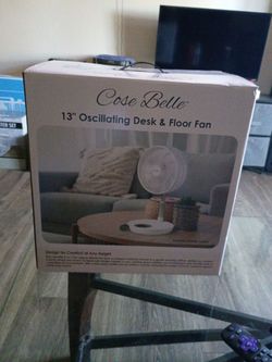 COSE BELLE 13  Oscillating desk and floor fan